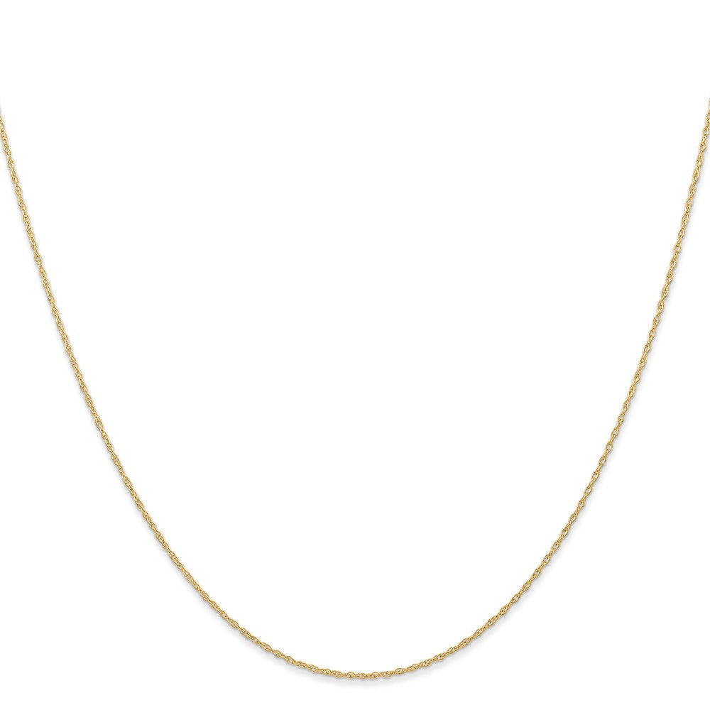 10K Gelbgold.6 Mm Carded Ankerkette Kordel Halskette