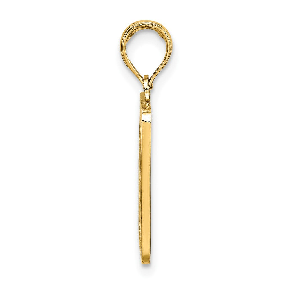 10K Gelbgold 10K mit Emaille Bingo Card Charm