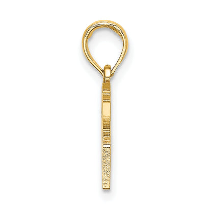 10K Gelbgold 10K Hands Forming A Herz Charm
