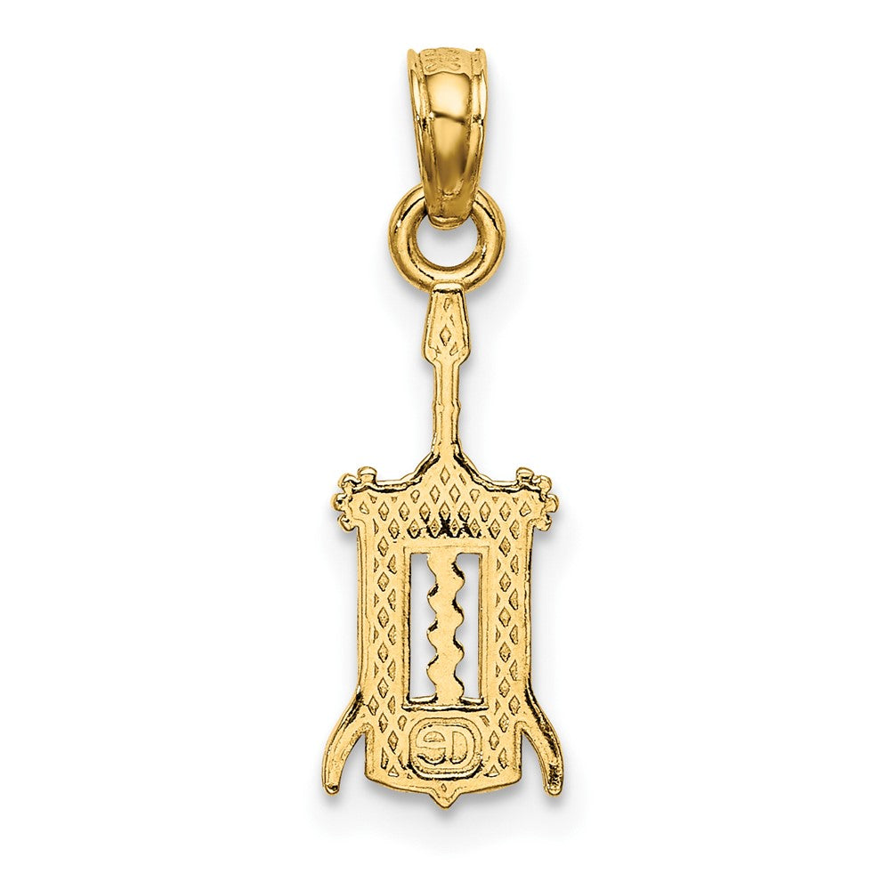 10K Gelbgold 10K Wine Opener Charm