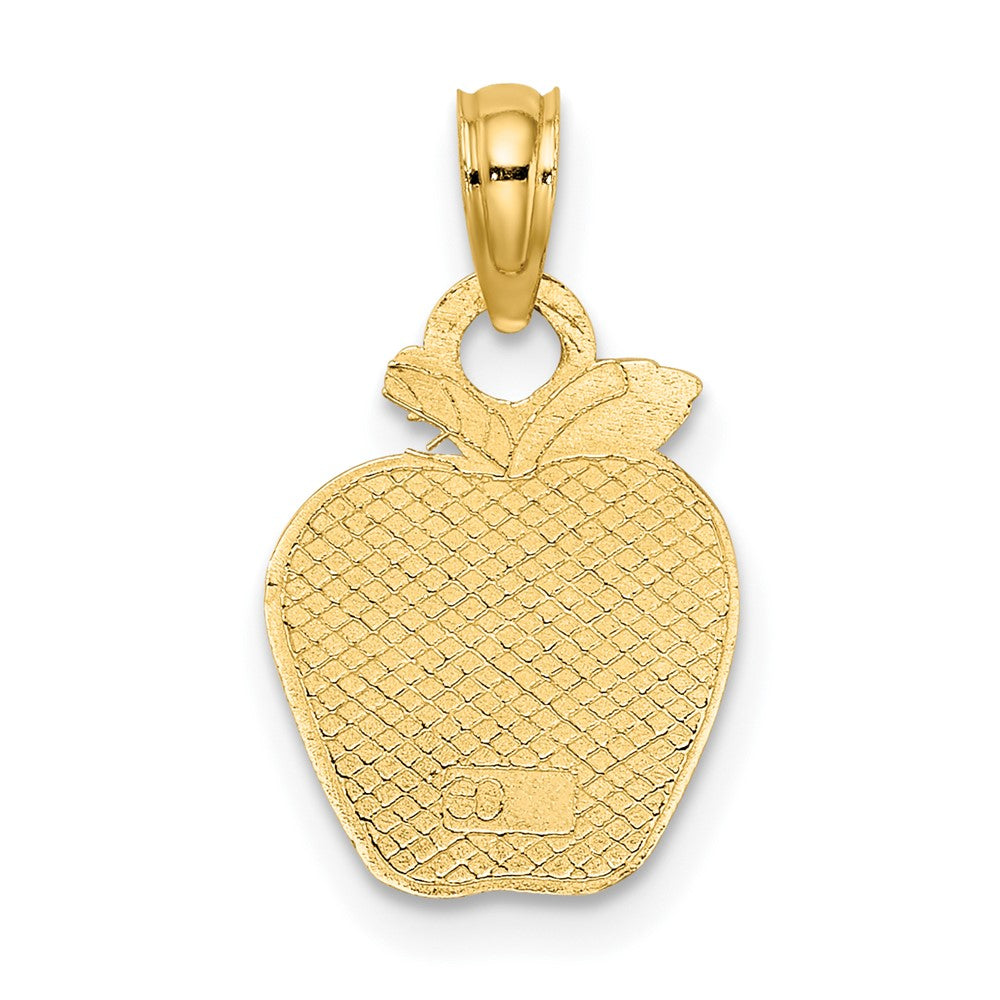 10K Gelbgold 10K Poliert Apple Charm