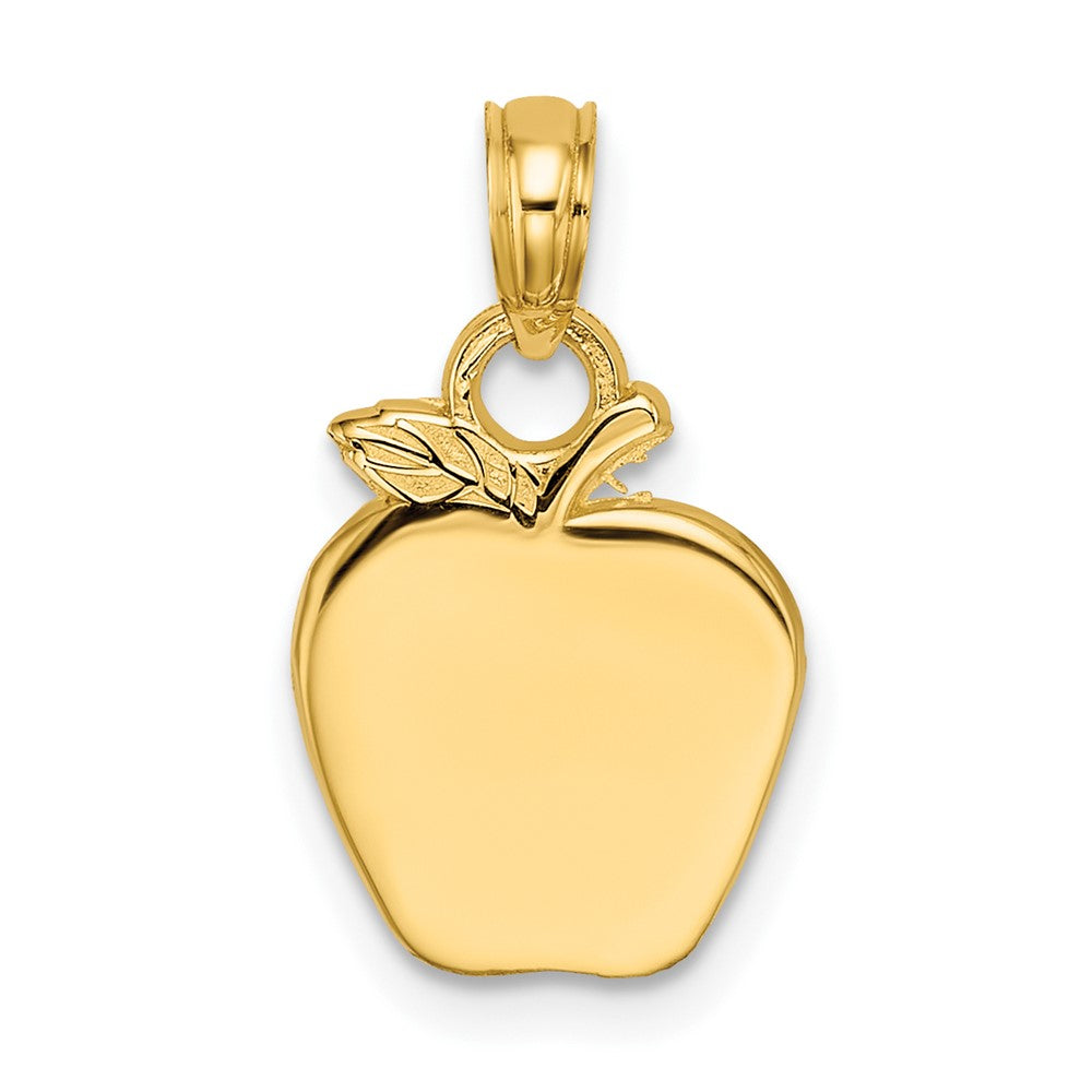 10K Gelbgold 10K Poliert Apple Charm