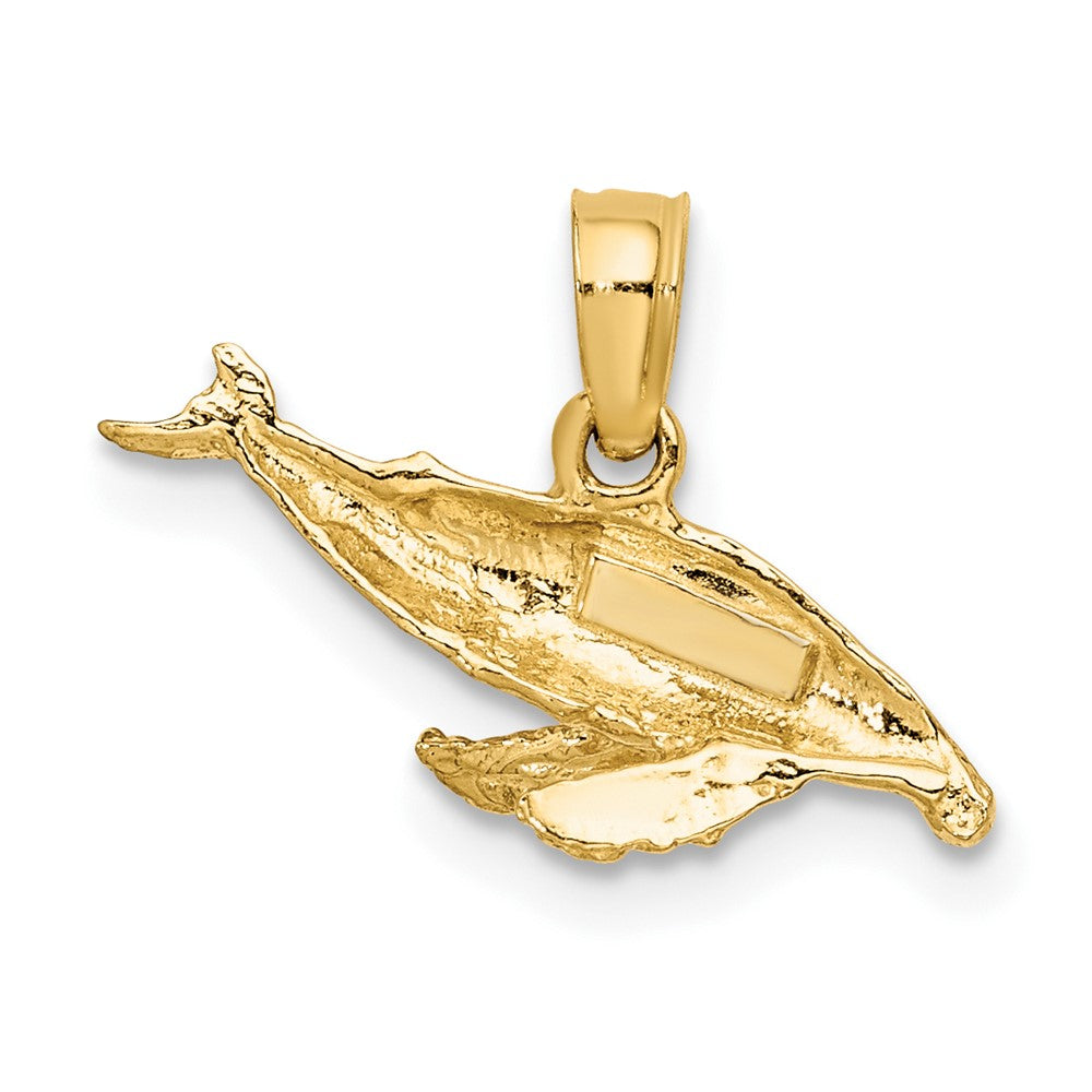 10K Gelbgold 10K 2-d Wal Charm