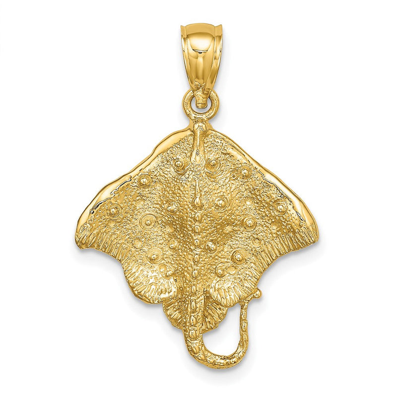 10K Gelbgold 10K Stingray Charm
