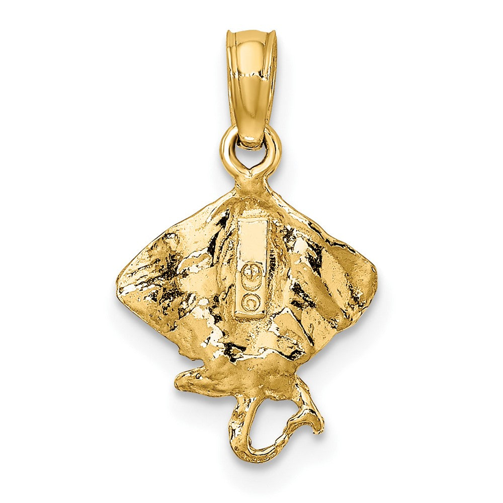 10K Gelbgold 10K Stingray Charm
