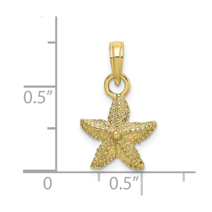 10K Gelbgold Seestern Charm