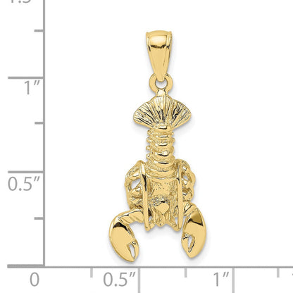 10K Gelbgold 10K Beweglich Karabiner Charm