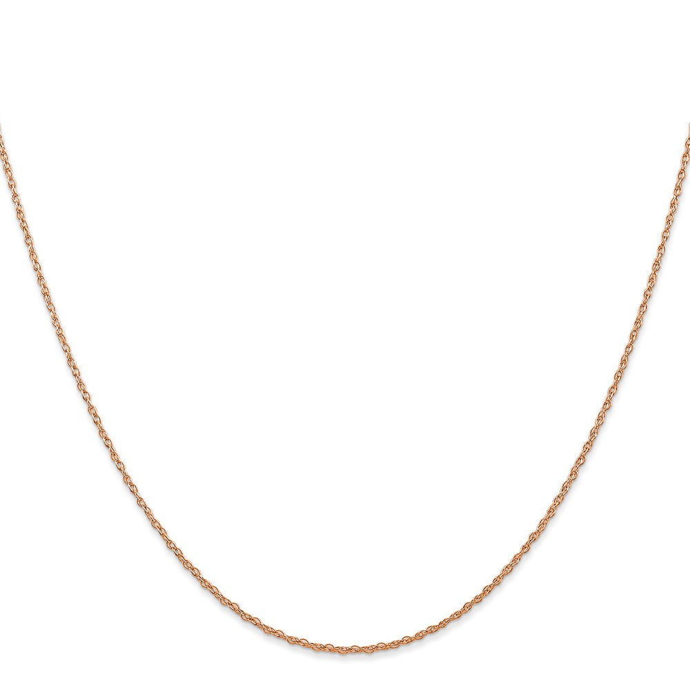 10K Roségold.7 Mm Carded Ankerkette Kordel Halskette