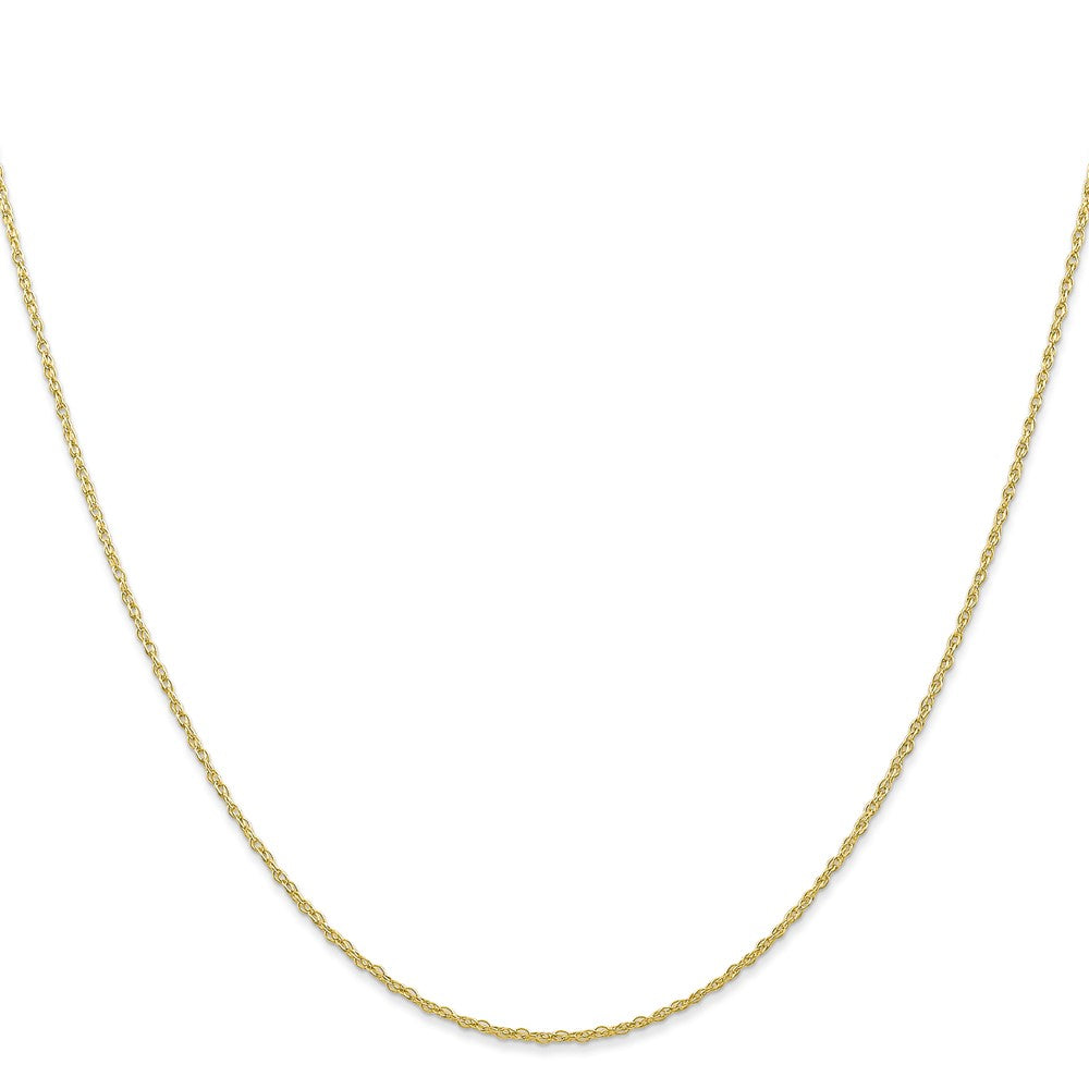 10K Gelbgold.7mm Carded Ankerkette Kordel Halskette