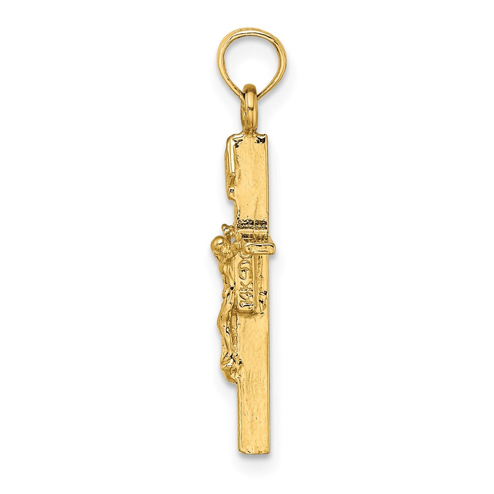 10K Gelbgold 10K Inri Kruzifix Charm