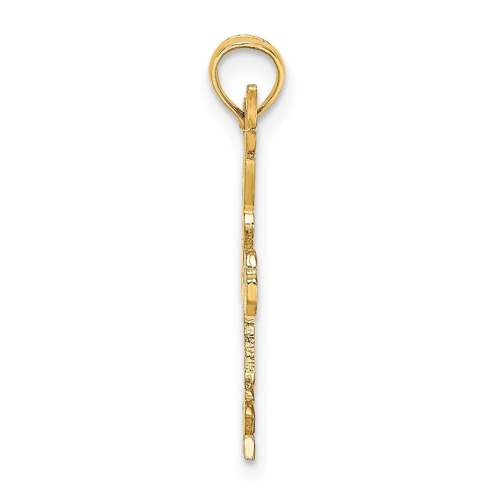 10K Gelbgold Gymnastics Charm