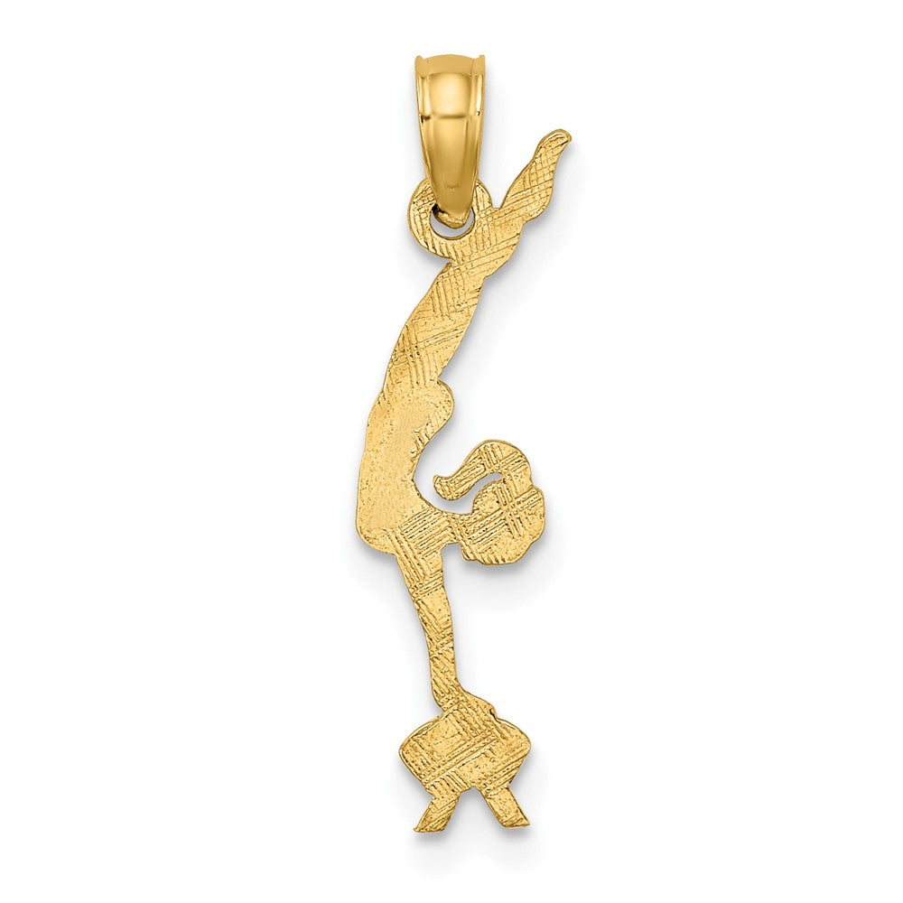 10K Gelbgold Gymnastics Charm