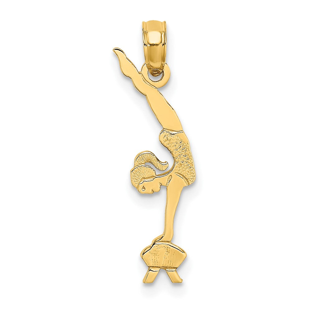 10K Gelbgold Gymnastics Charm