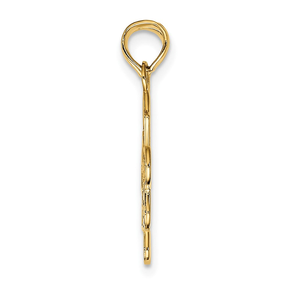 10K Gelbgold 10K Beste Friends Break-a-part Puzzle Pieces Charm