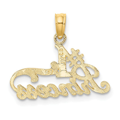 10K Gelbgold 10K #1 Princess Charm