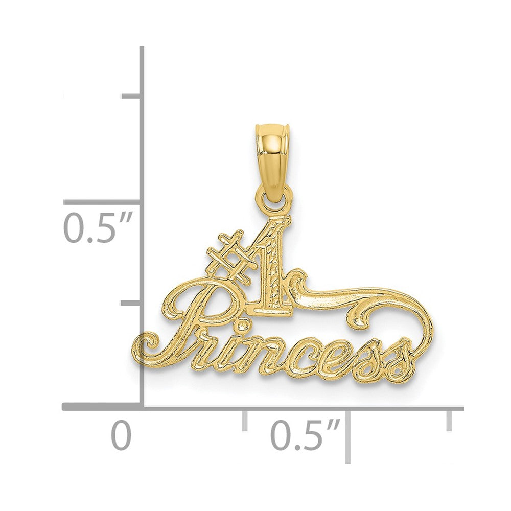 10K Gelbgold 10K #1 Princess Charm