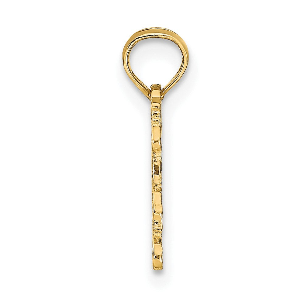 10K Gelbgold 10K Taurus Tierkreis Charm