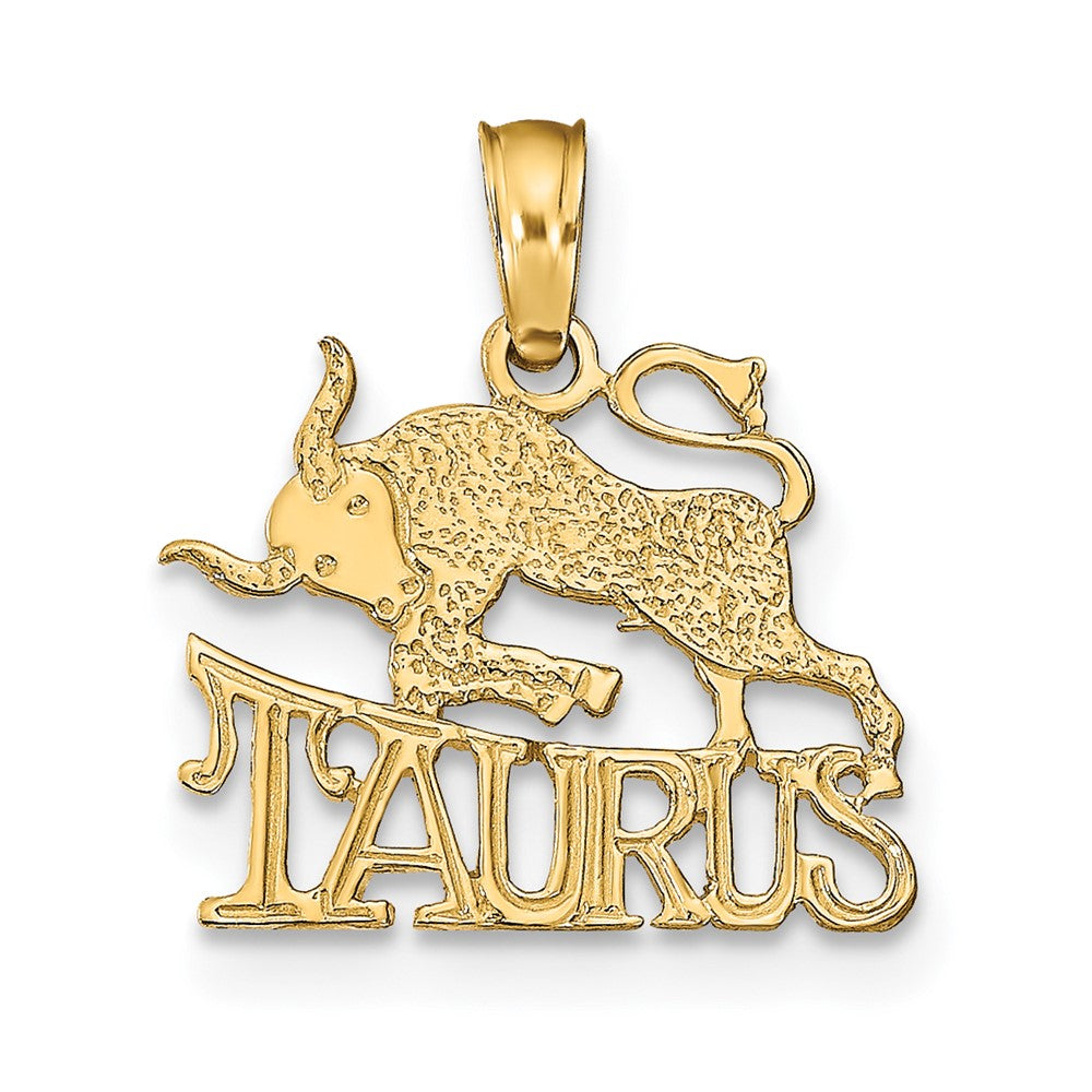 10K Gelbgold 10K Taurus Tierkreis Charm