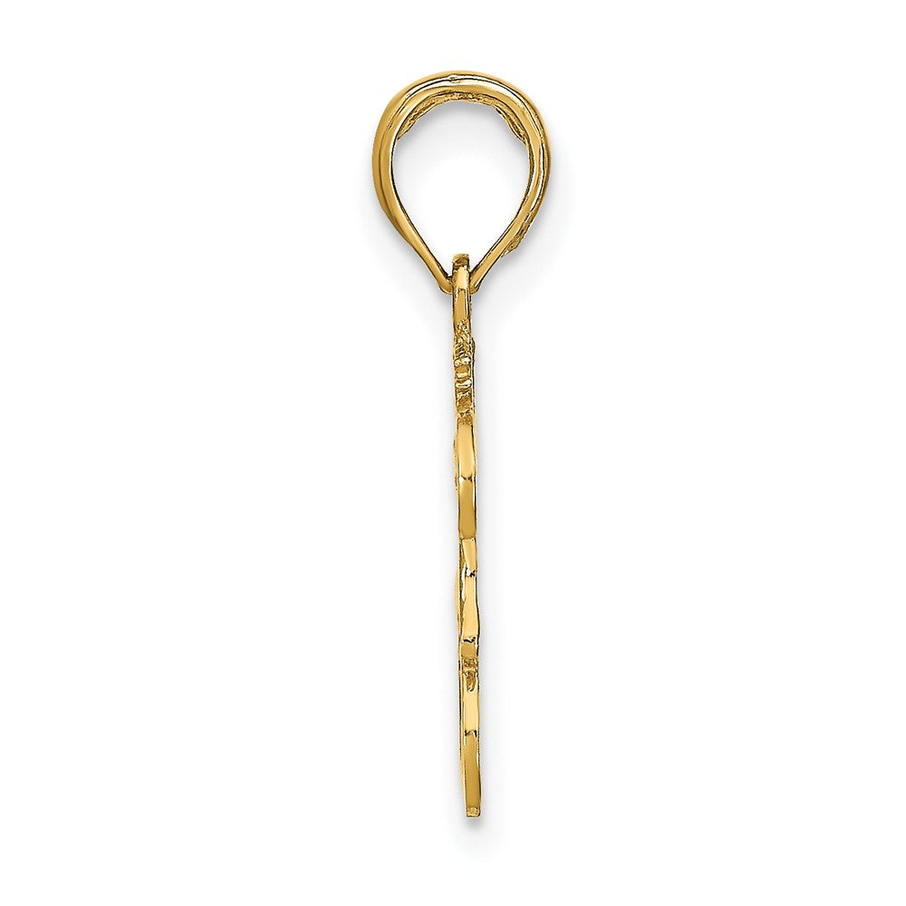 10K Gelbgold 10K Leo Tierkreis Charm