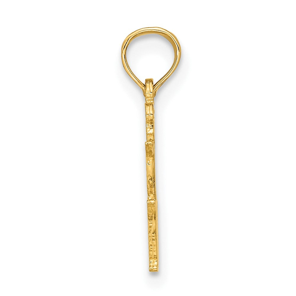 10K Gelbgold 10K Virgo Tierkreis Charm