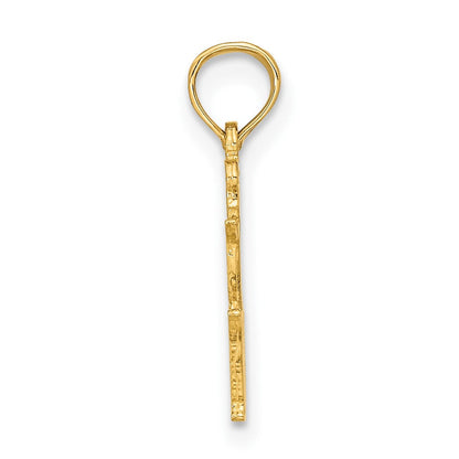 10K Gelbgold 10K Virgo Tierkreis Charm