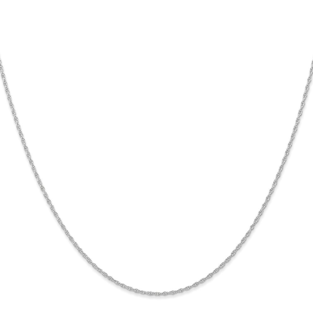 10K Weißgold.95mm Carded Ankerkette Kordel Halskette