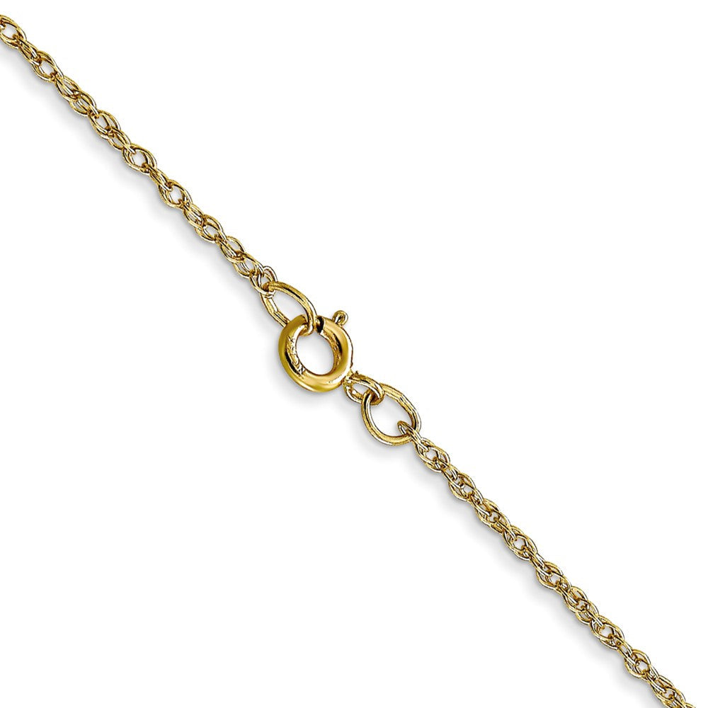 10K Gelbgold.95mm Carded Ankerkette Kordel Halskette