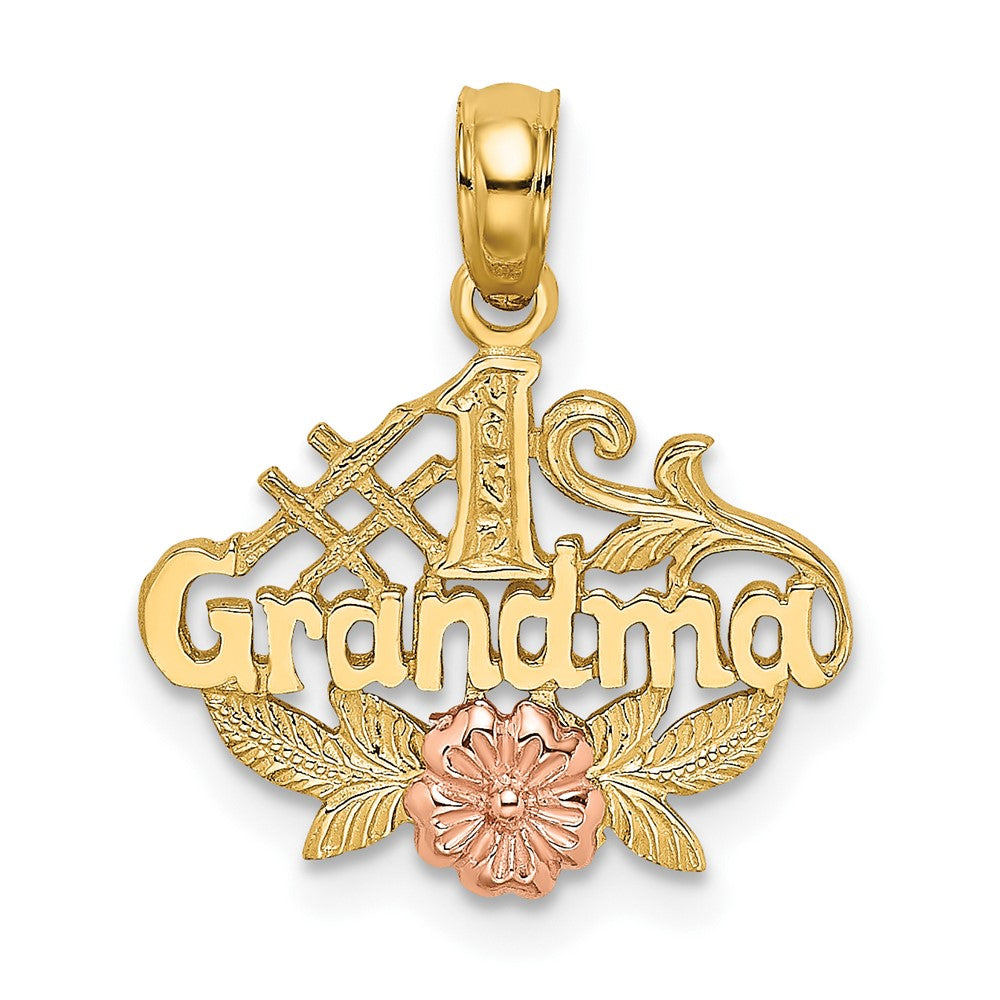 10K Bicolor 10K Bicolor #1 Oma mit Blume Charm