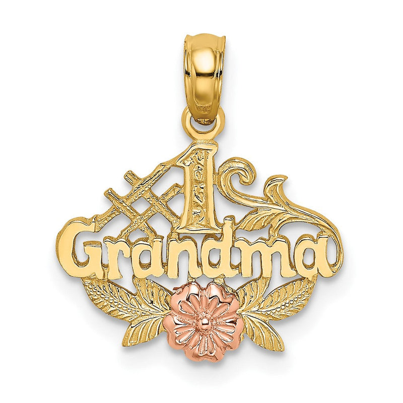 10K Bicolor 10K Bicolor #1 Oma mit Blume Charm