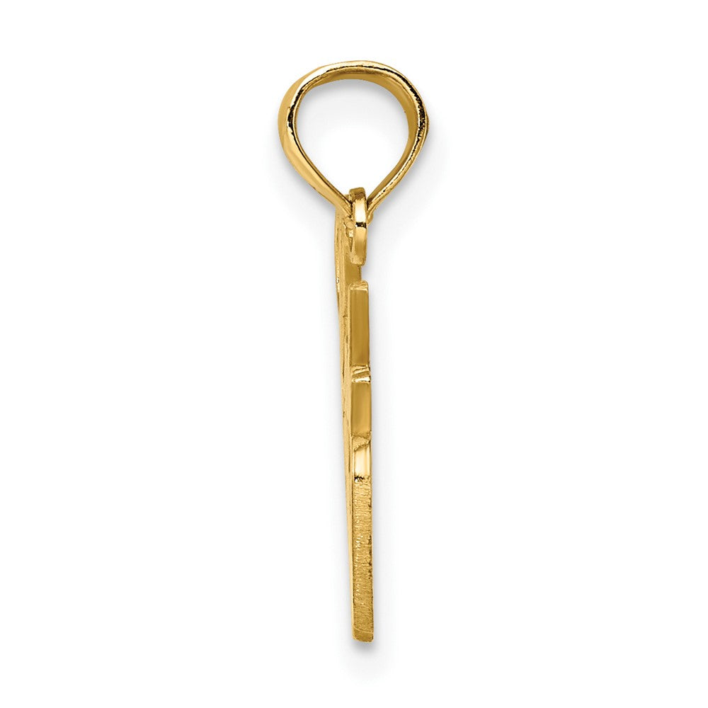 10K Gelbgold Damen Officer Charm