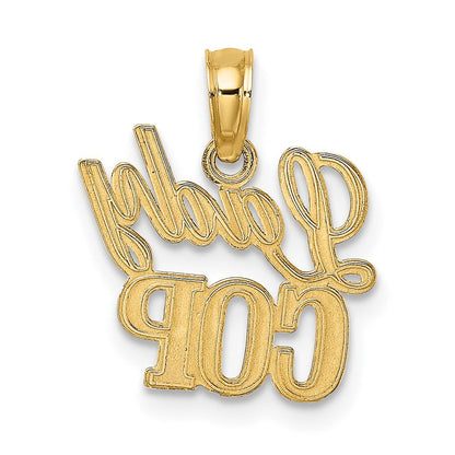 10K Gelbgold Damen Cop Charm