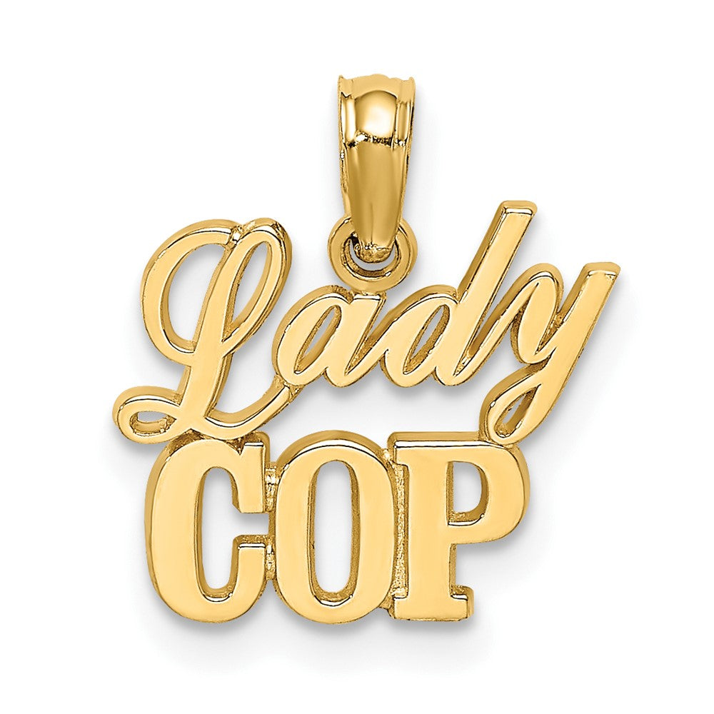 10K Gelbgold Damen Cop Charm