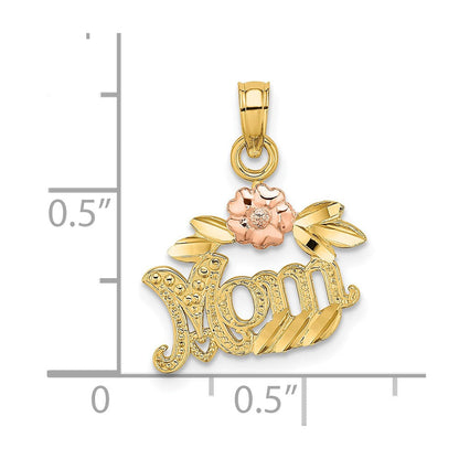 10K Bicolor Strukturiert Ranke mit Blume Mama Charm