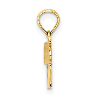 10K Gelbgold Firefighter Damen Charm