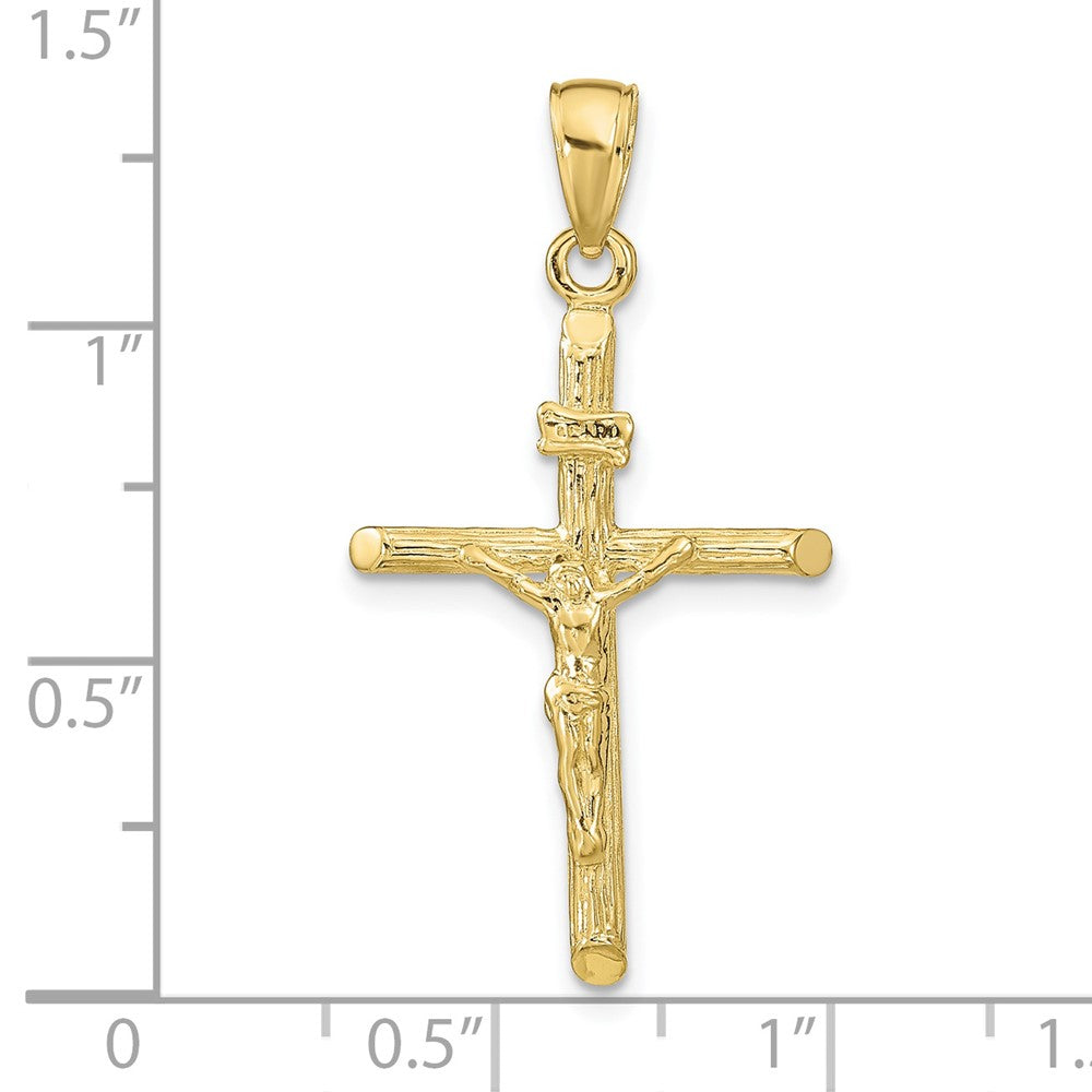 10K Gelbgold Kruzifix Anhänger