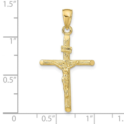 10K Gelbgold Kruzifix Anhänger