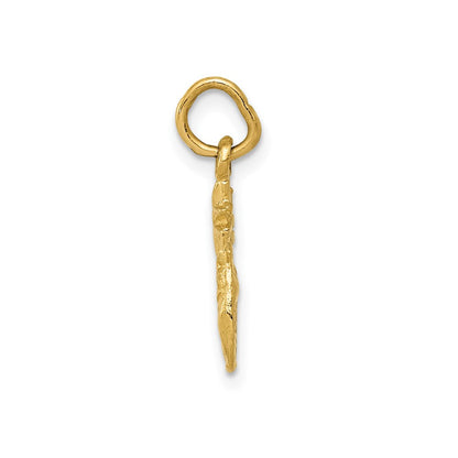 10K Gelbgold Poliert Pineapple Charm