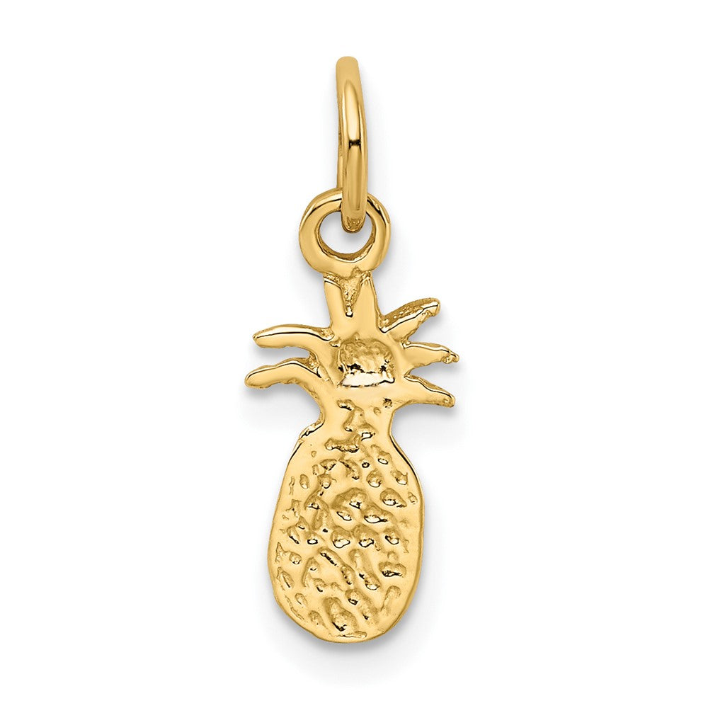 10K Gelbgold Poliert Pineapple Charm