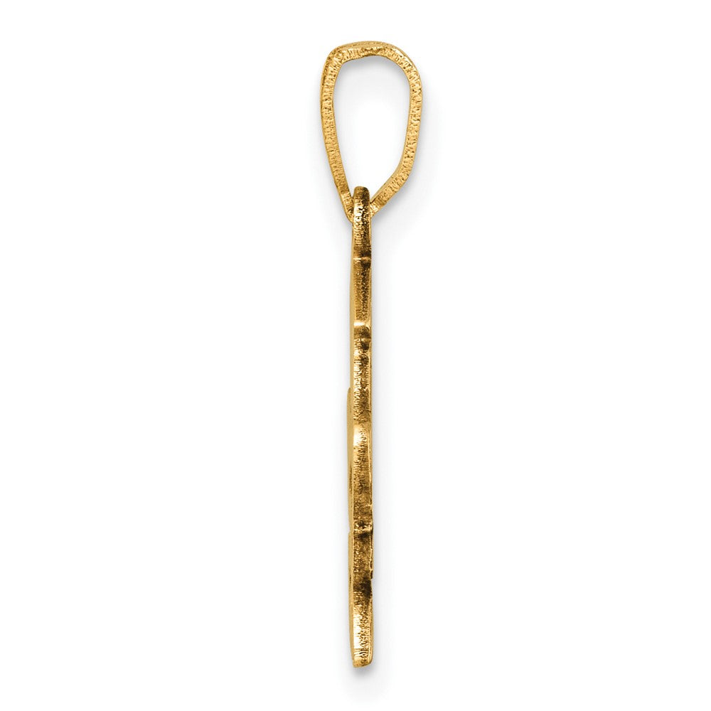 10K Gelbgold 10K Abschluss Cap und Diploma - 2025 Charm
