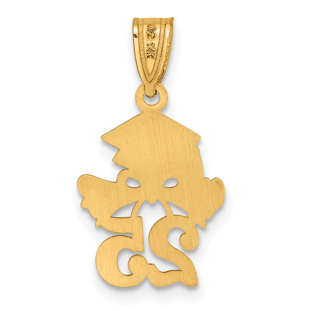 10K Gelbgold 10K Abschluss Cap und Diploma - 2025 Charm