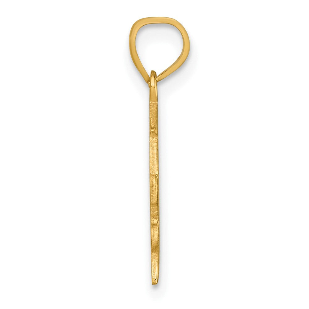 10K Gelbgold 10K Abschluss Cap und Diploma - 2026 Charm