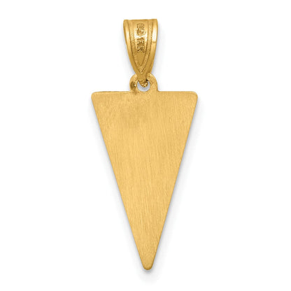 10K Gelbgold 10K Class Of 2026 Rally Flag / Abschluss Charm