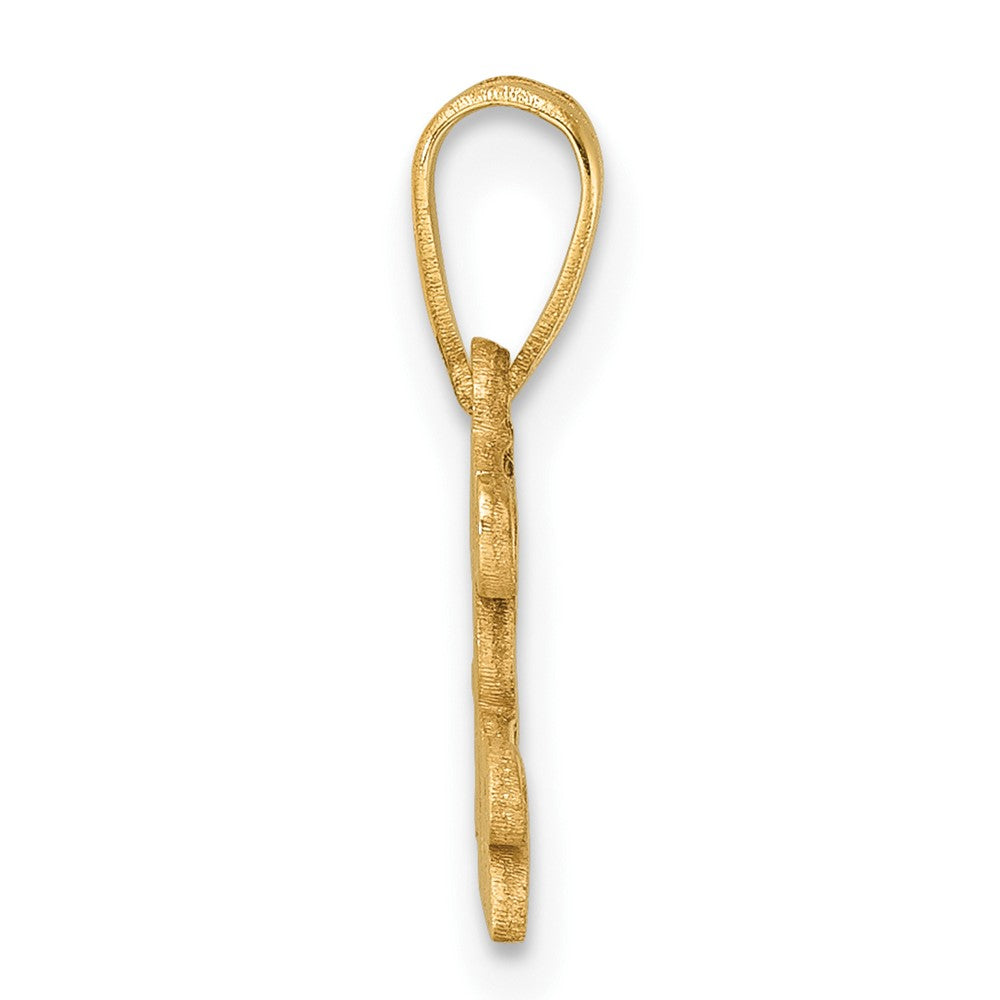 10K Gelbgold Block Class Of 2025 Charm