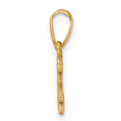 10K Gelbgold Block Class Of 2026 Charm