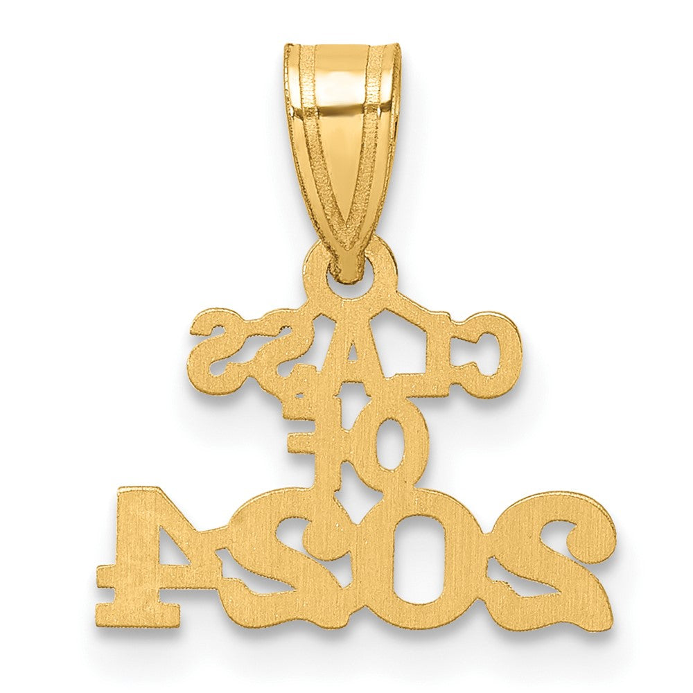 10K Gelbgold Block Class Of 2025 Charm