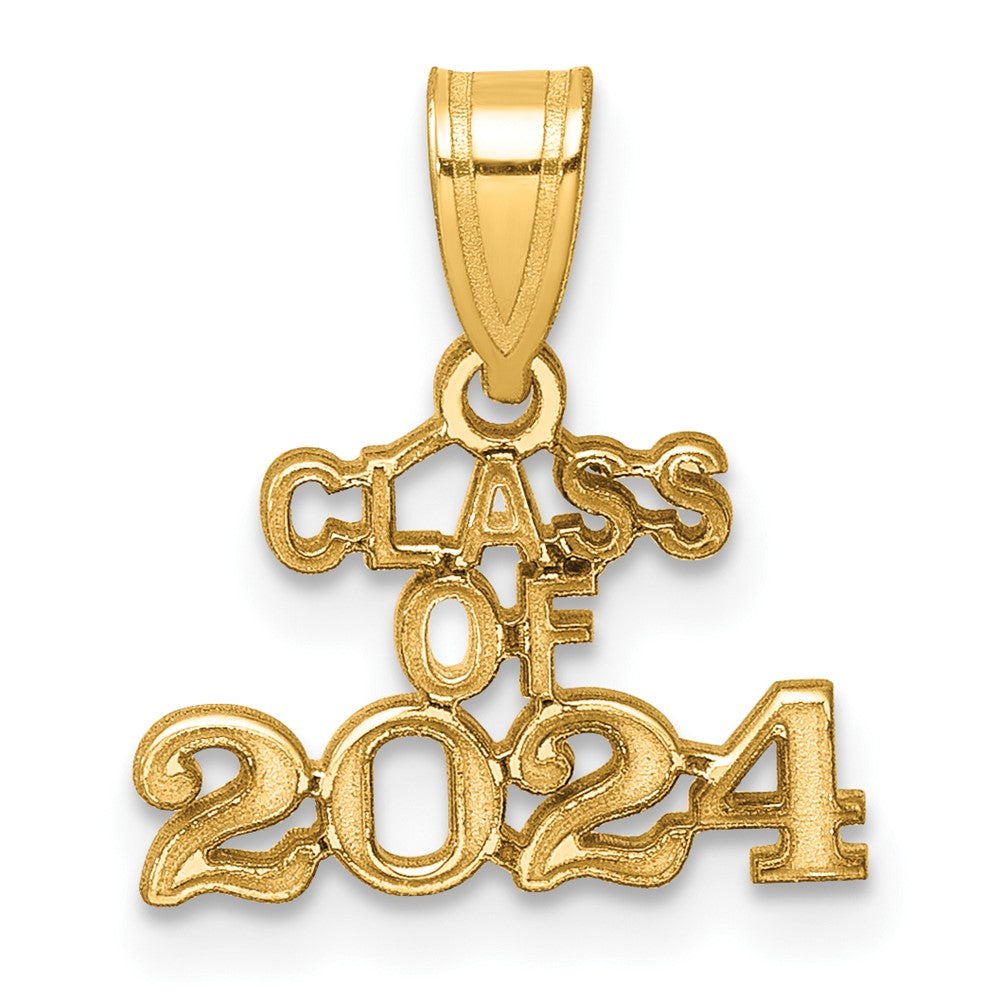 10K Gelbgold Block Class Of 2025 Charm