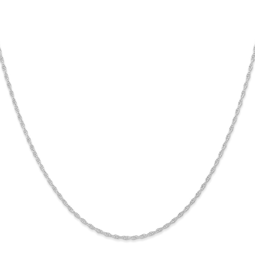 10K Weißgold 1.15mm Carded Ankerkette Kordel Halskette