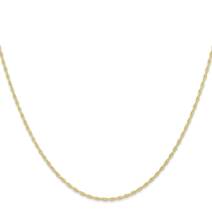 10K Gelbgold 1.15mm Carded Ankerkette Kordel Halskette