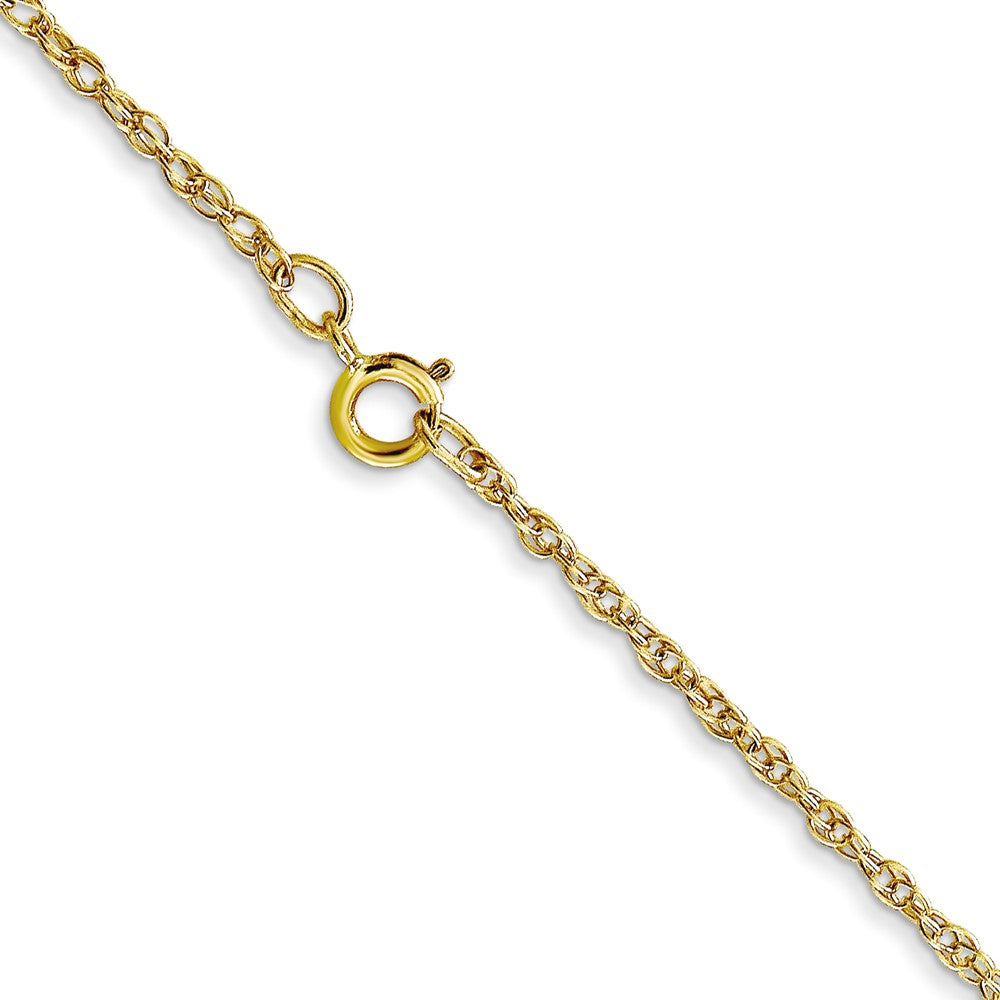 10K Gelbgold 1.15mm Carded Ankerkette Kordel Halskette