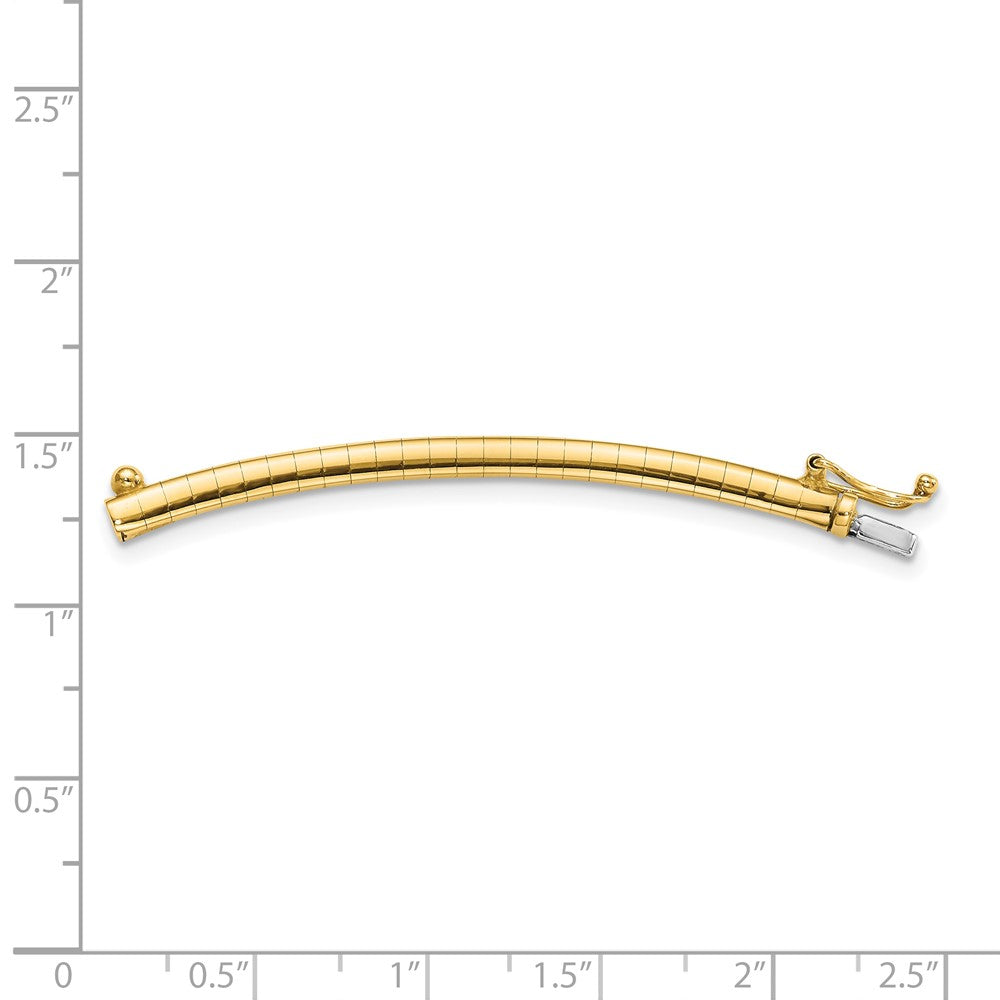 10K Gelbgold 3mm Omega Verlängerung For Halskette